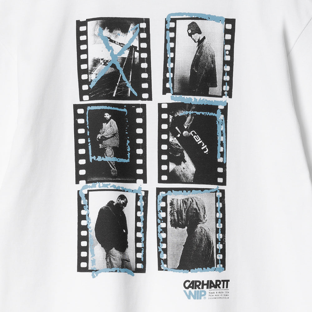 carhartt wip i033178 02 xx s s contact sheet t shirt white
