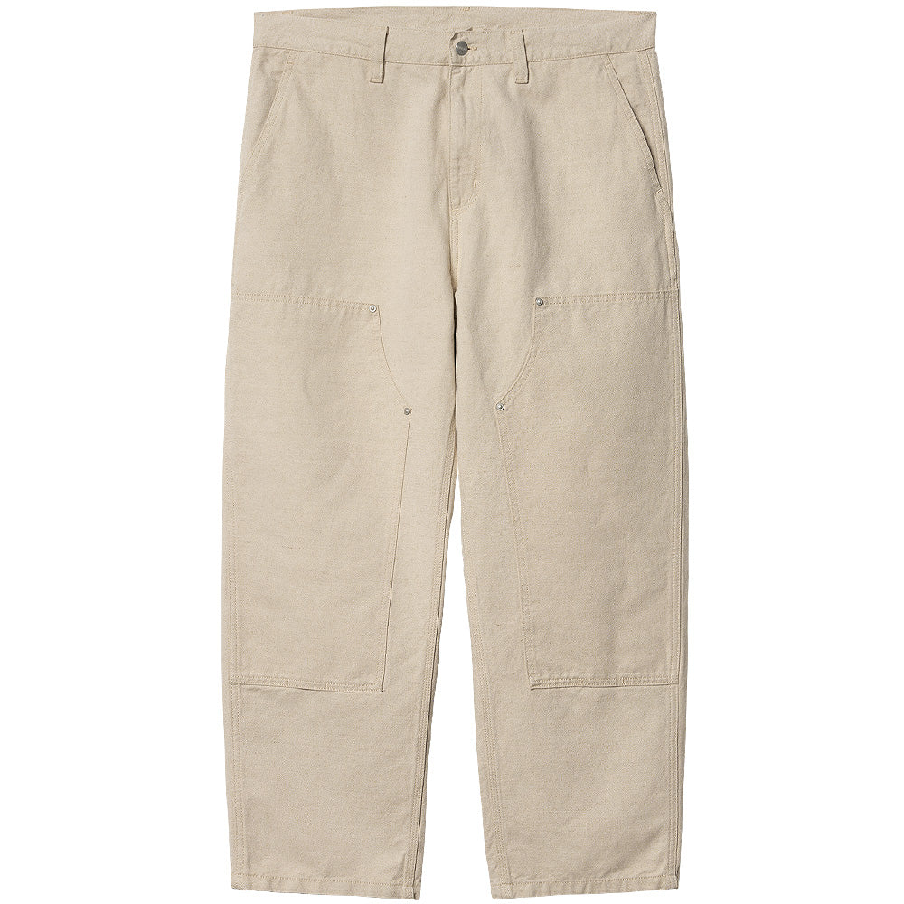 carhartt wip i033580 05 02 walter double knee pant natural rinsed