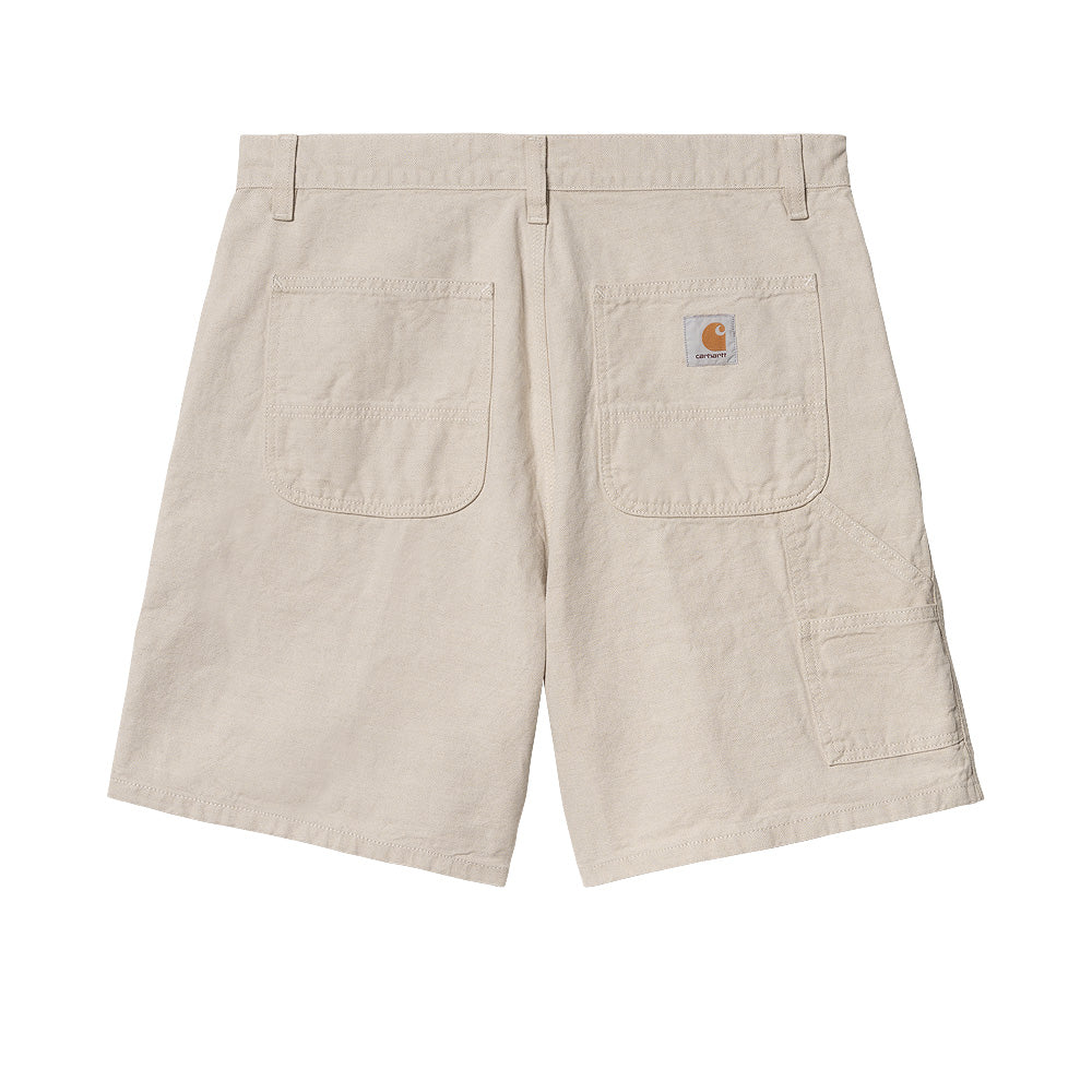 carhartt wip i033583 05 02 walter single knee short natural rinsed