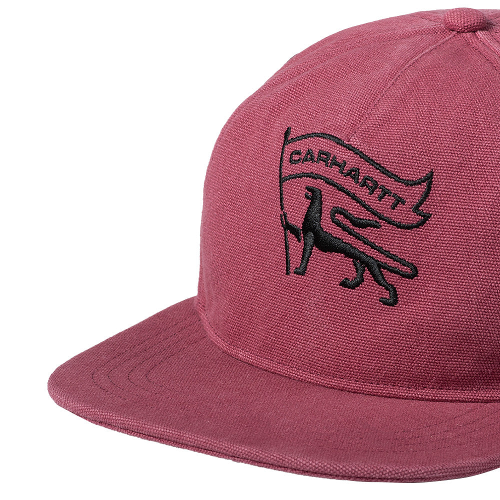 carhartt wip i033625 2b0 xx stamp cap dusty fuchsia black