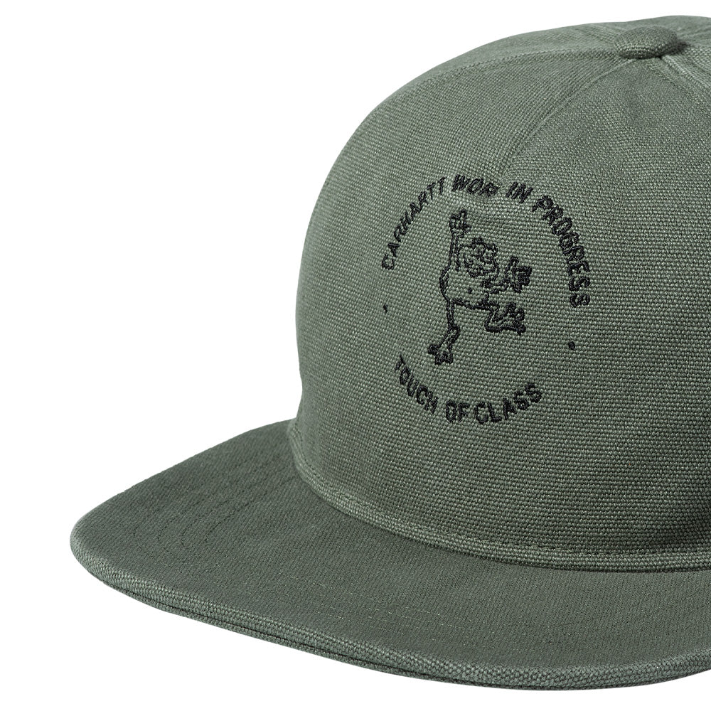carhartt wip i033625 2b1 xx stamp cap duck green black