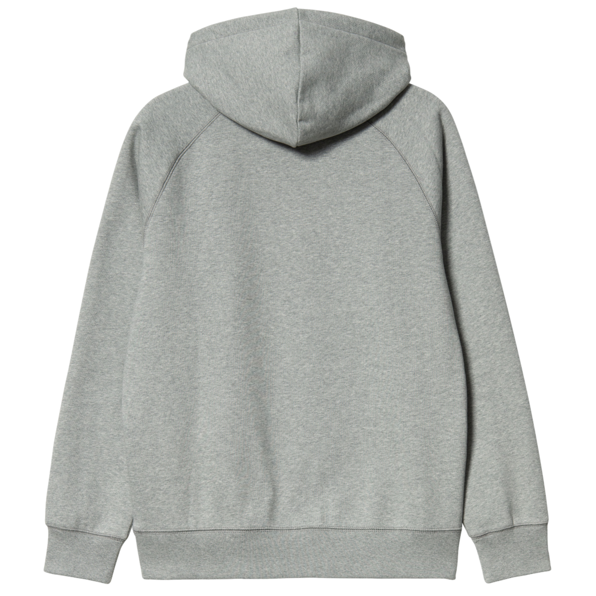 carhartt wip i033661 00c xx hooded chase sweatshirt dark grey heather gold