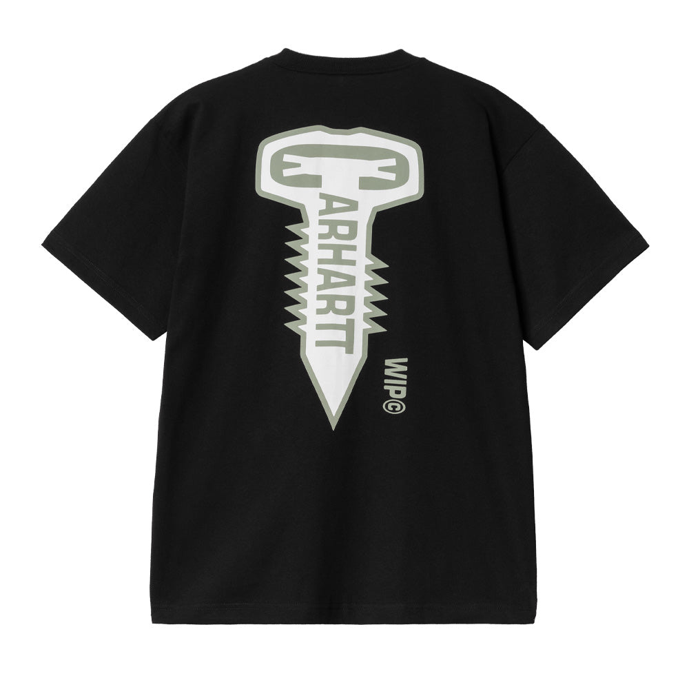 carhartt wip i033949 89 xx s s cross screw t shirt black