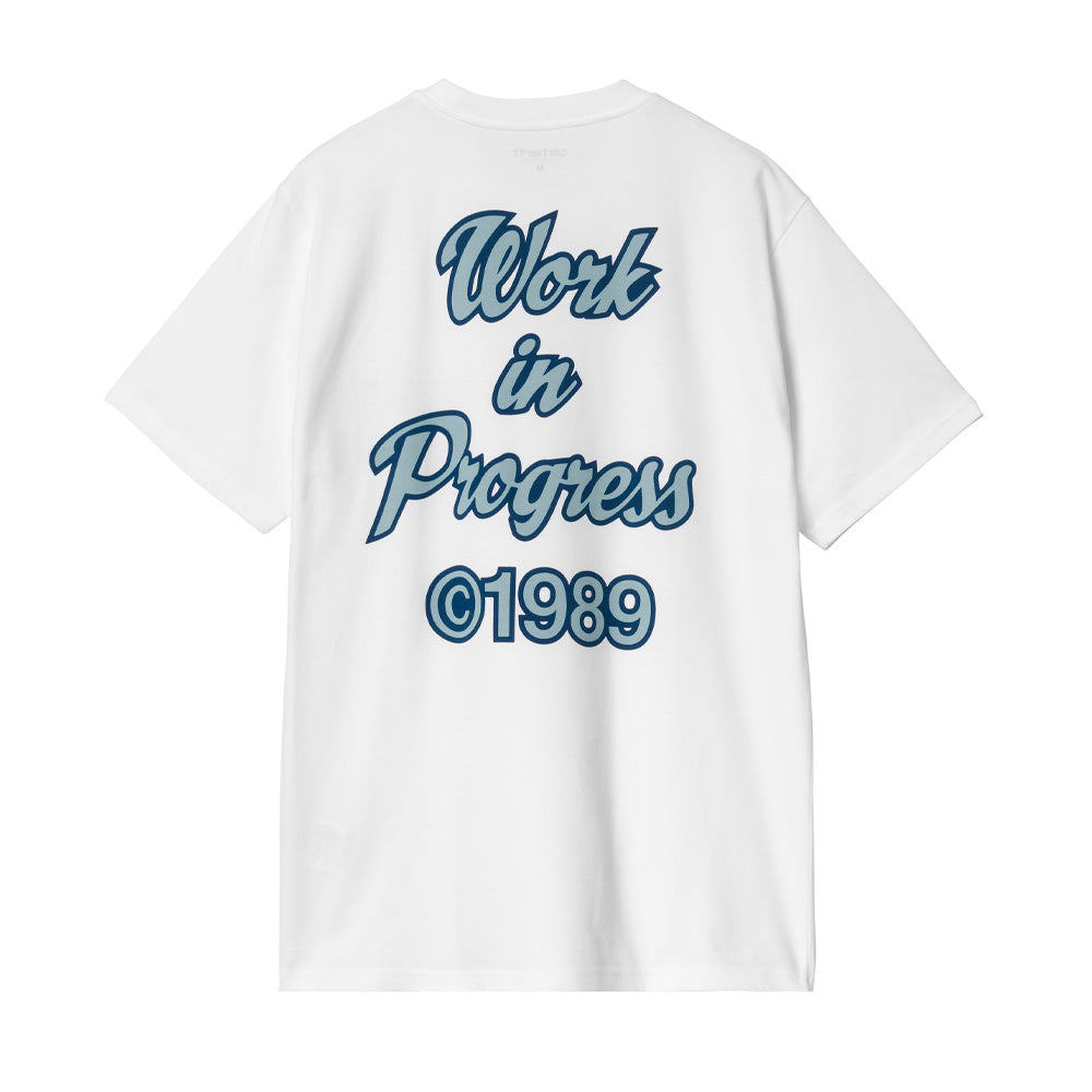 carhartt wip i033950 02 xx s s spill t shirt white