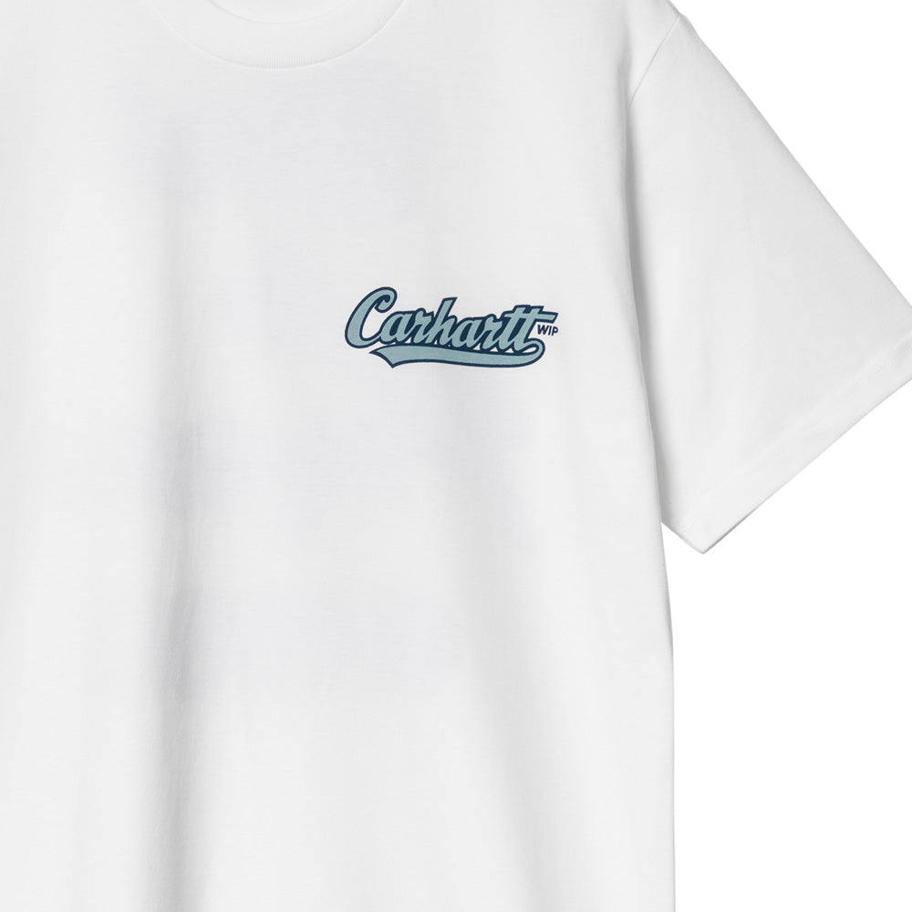carhartt wip i033950 02 xx s s spill t shirt white