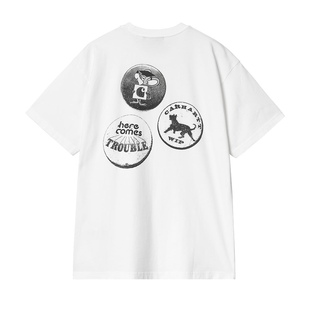 CARHARTT WIP CARHARTT WIP S/S PINS T-SHIRT // WHITE