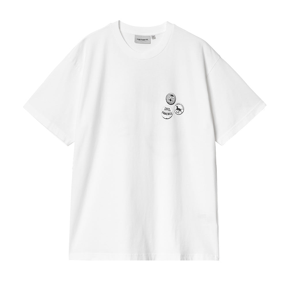 CARHARTT WIP CARHARTT WIP S/S PINS T-SHIRT // WHITE