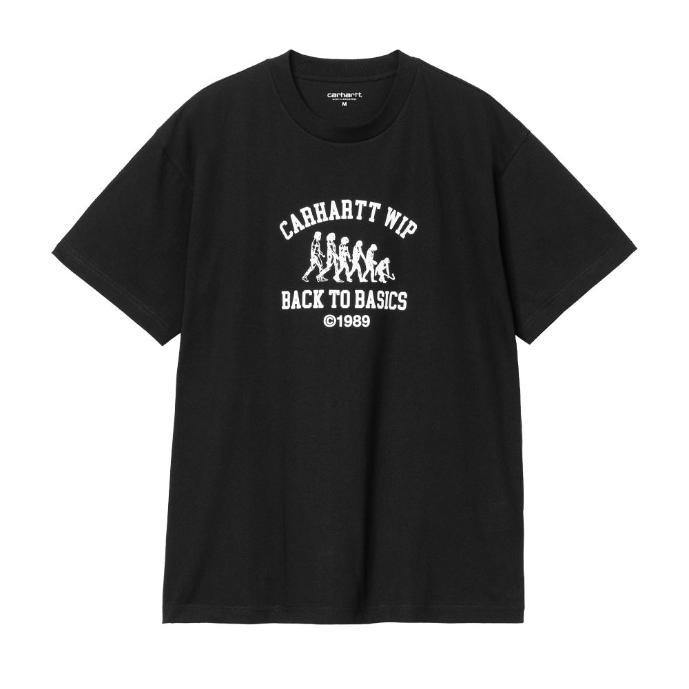 carhartt wip i033989 0d2 xx s s basics t shirt black white