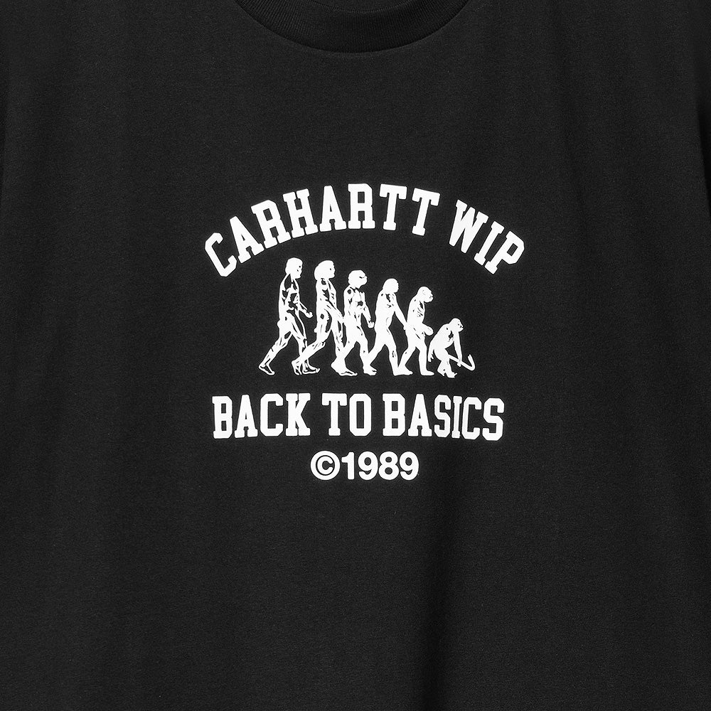 carhartt wip i033989 0d2 xx s s basics t shirt black white