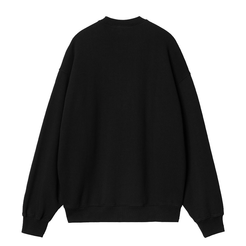 carhartt wip i034039 0d2 xx cross screw sweat black white