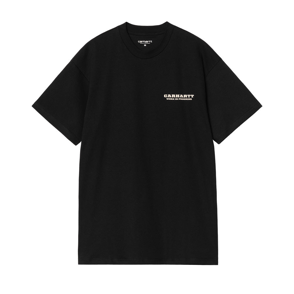 carhartt wip i034409 k02 ss runaway t shirt blackwax
