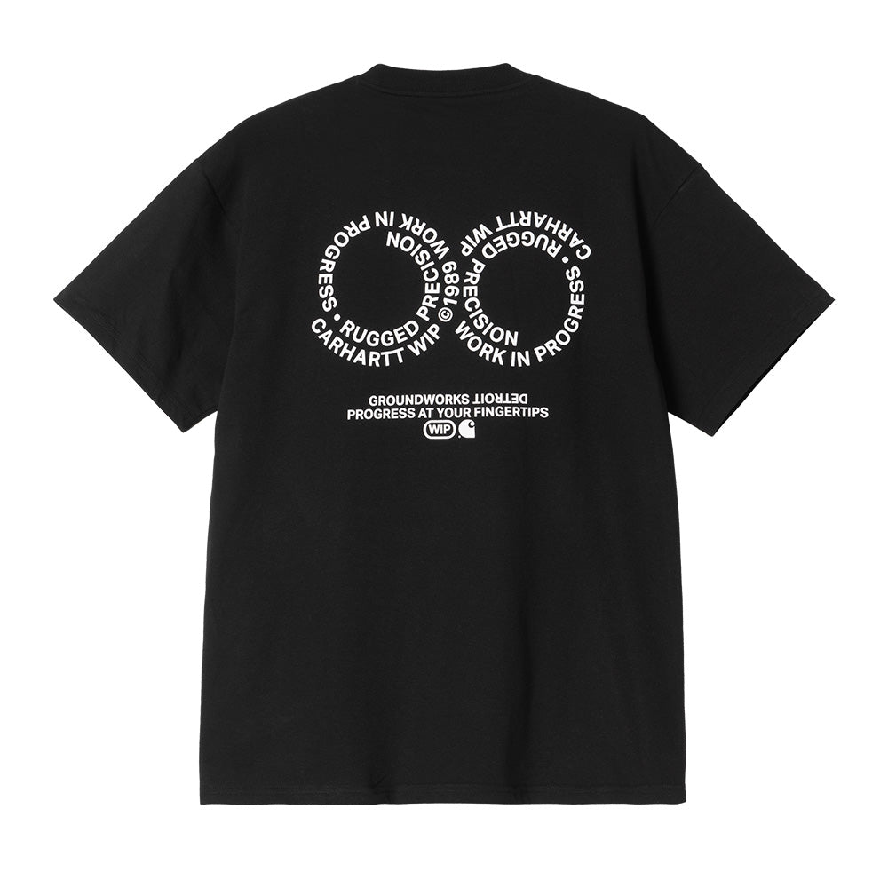 carhartt wip i034772 ss rotation t shirt blackwhite