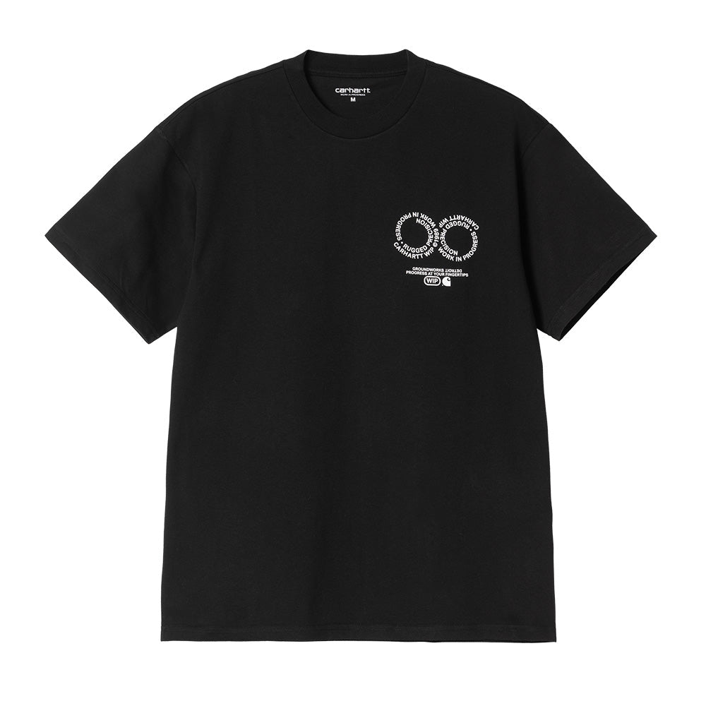 carhartt wip i034772 ss rotation t shirt blackwhite