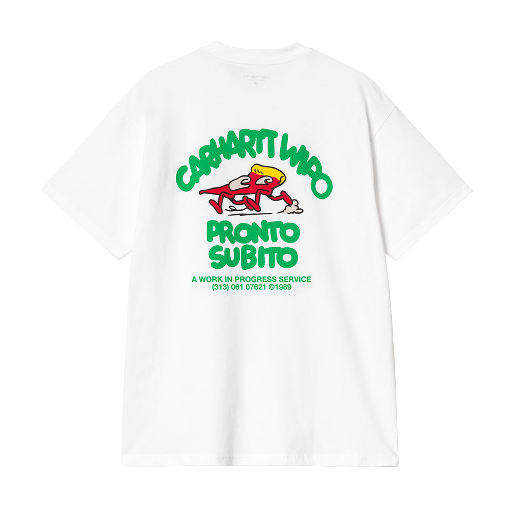 carhartt wip i035195 ss pronto t shirt white
