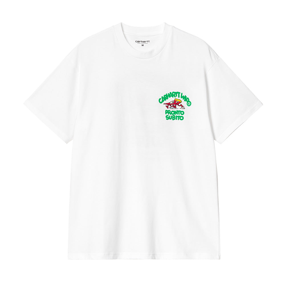 carhartt wip i035195 ss pronto t shirt white