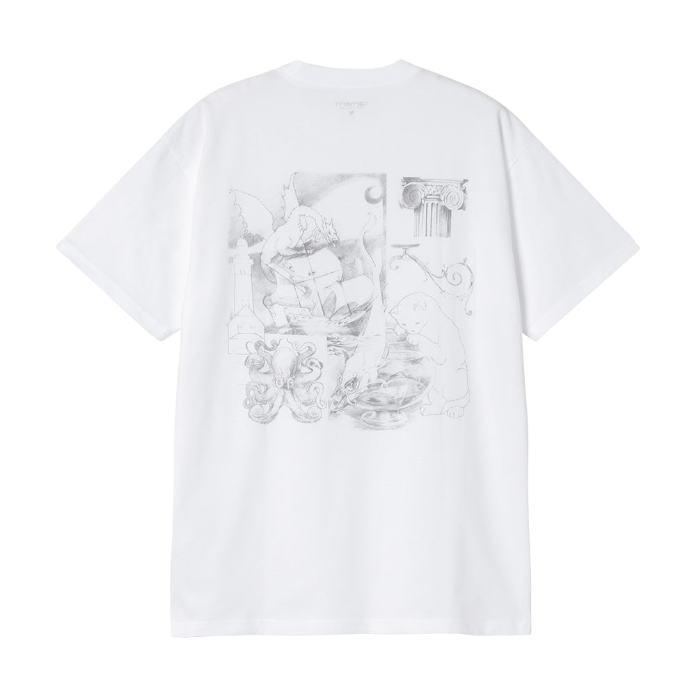 carhartt wip i0355502 xx ss okniceok2 t shirt white