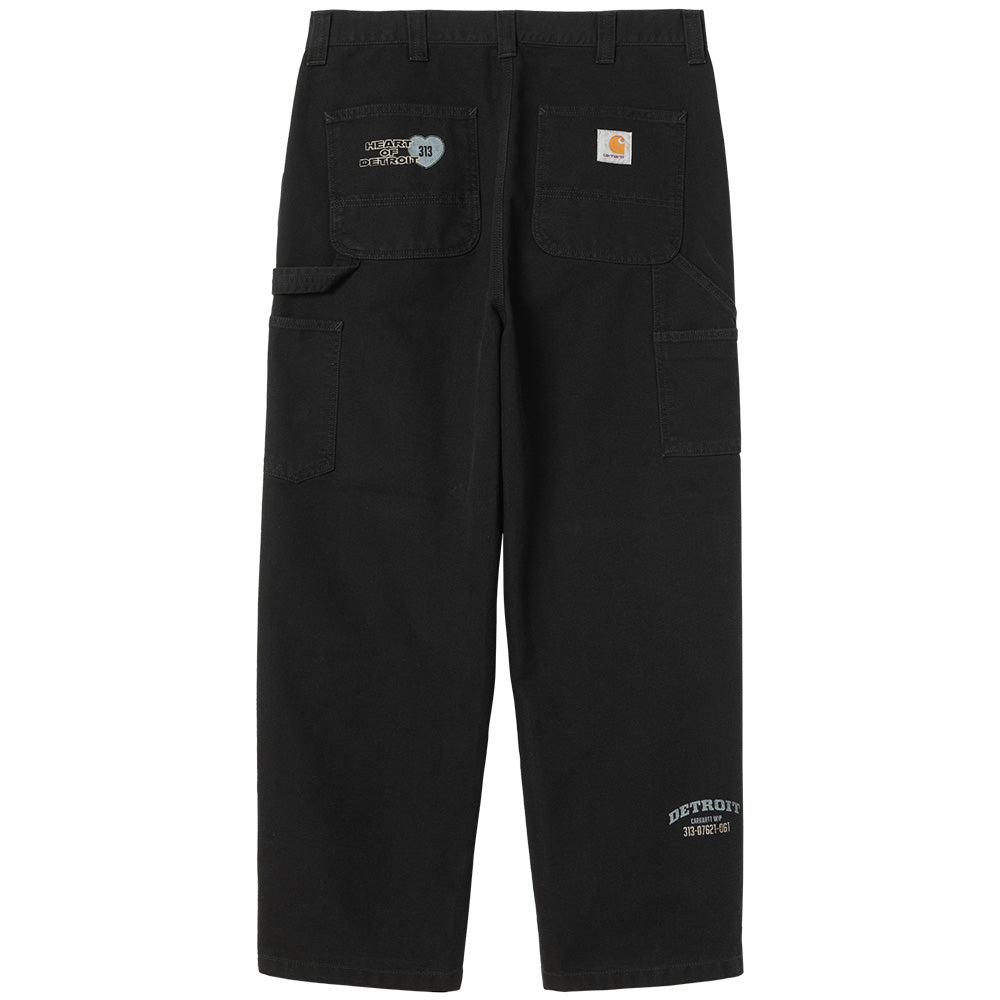 carhartt wip i035560 og single knee graphic pant pant blackheavy stone wash