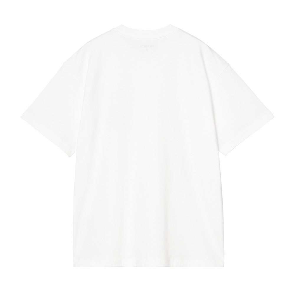 carhartt wip i0360 clover t shirt white