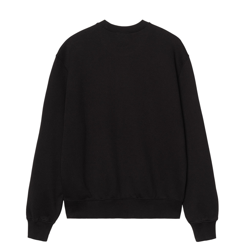 carhartt wip i036038 clover sweat black