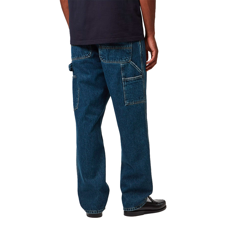 carhartt wip single knee pant blue stone washed l32