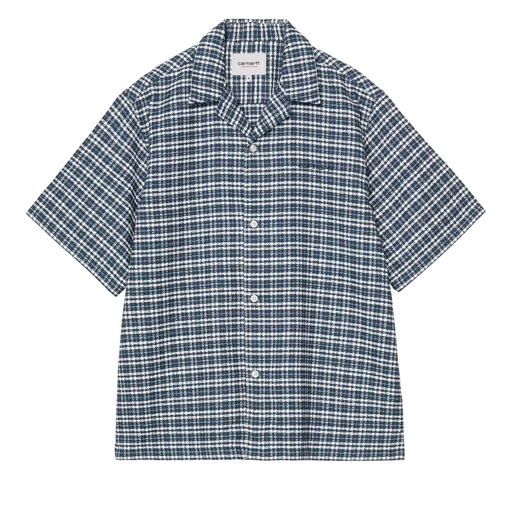 CARHARTT WIP CARHARTT WIP S/S KANDER SHIRT // KANDER CHECK / BLUE RIVER