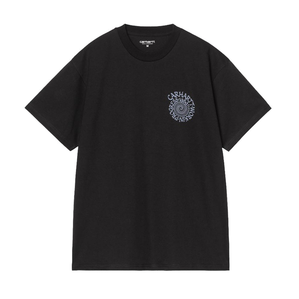 CARHARTT WIP CARHARTT WIP S/S SPIRALS T-SHIRT // BLACK