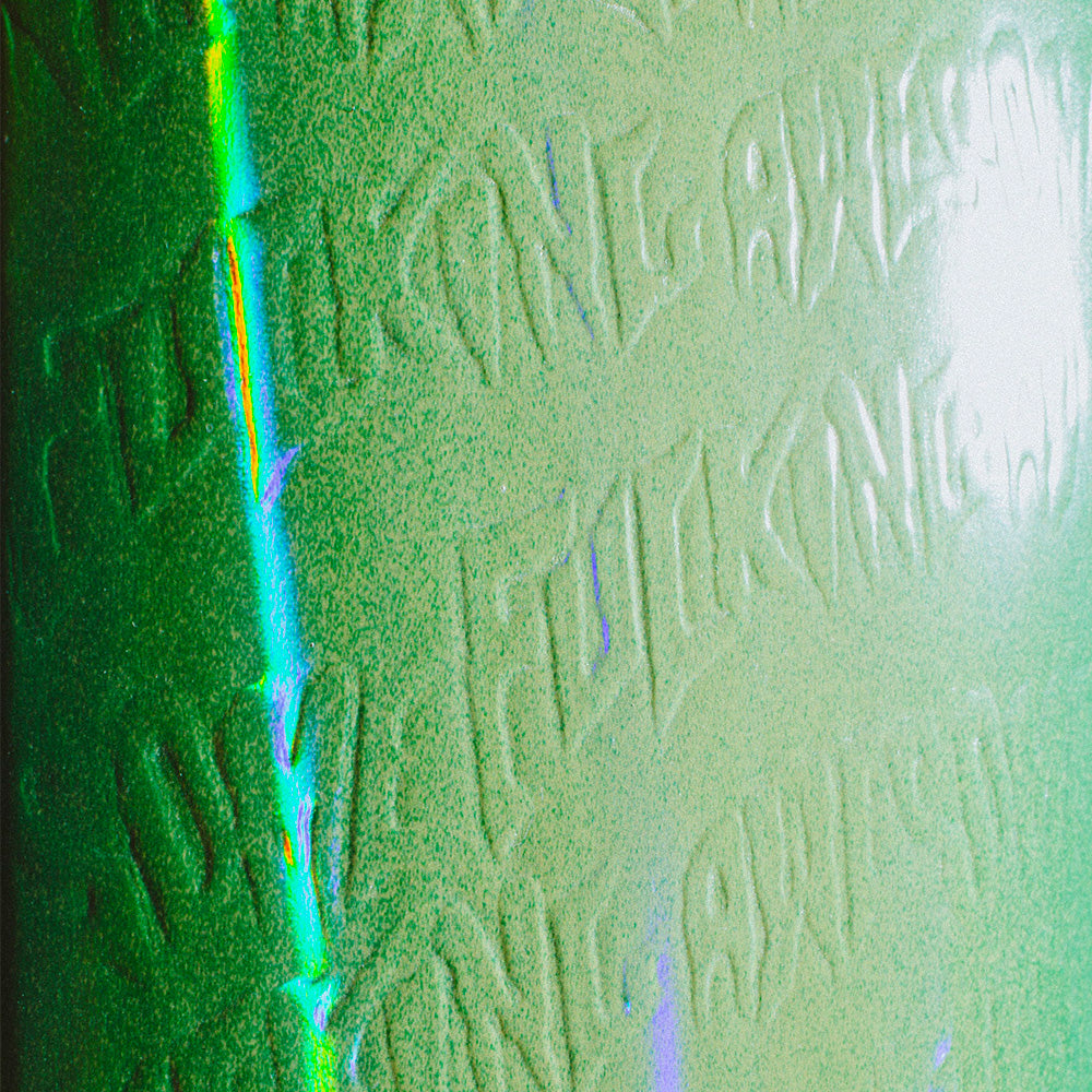 FUCKING AWESOME NEON GREEN STAMP EMBOSSED DECK // 8.25"