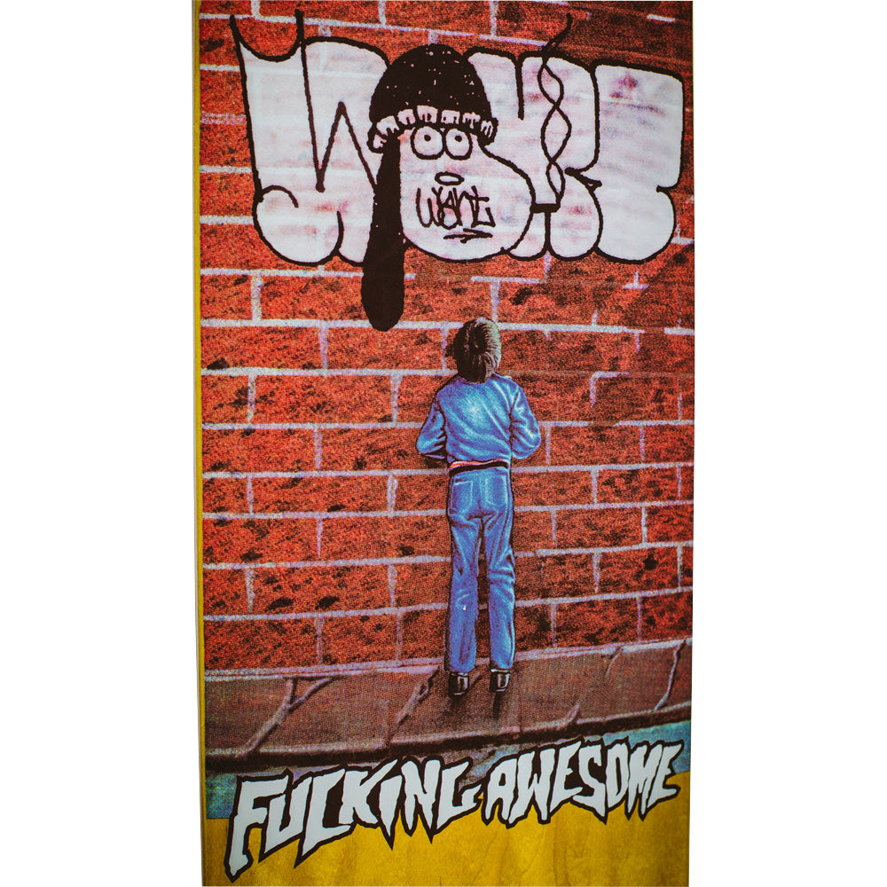 FUCKING AWESOME FUCKING AWESOME WANTO/DILL CRIME FACE DECK // 8.18"