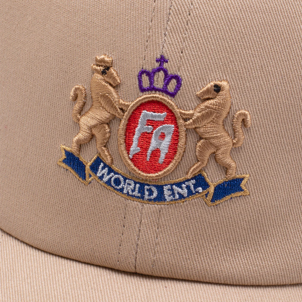 fucking awesome pn6266 crest strapback khaki khaki
