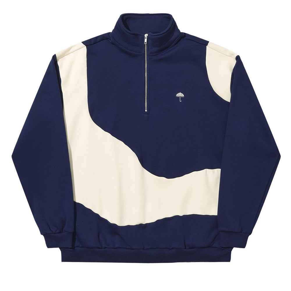 hélas a05s2d1swtqtr01 forma quarter zip navy beige