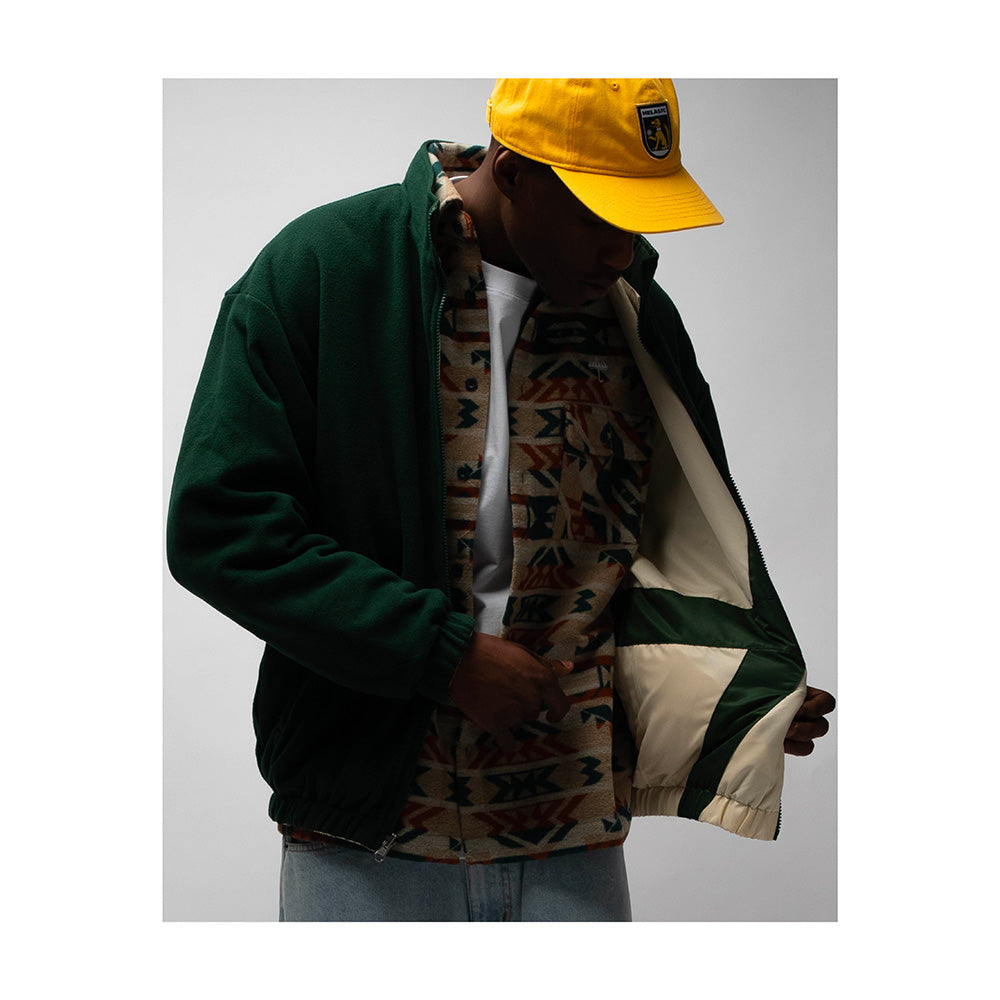 hélas a05s4d1jktspt01 reverso fleece sport jacket off whitegreen