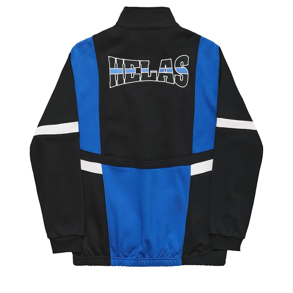 HÉLAS HÉLAS HOOP QUARTER ZIP// BLUE / BLACK