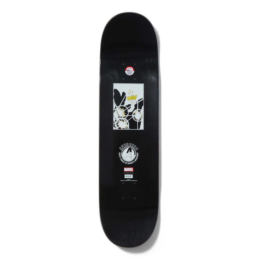HUF HUF X AVENGERS OH SNAP SKATEBOARD DECK // 8.25"