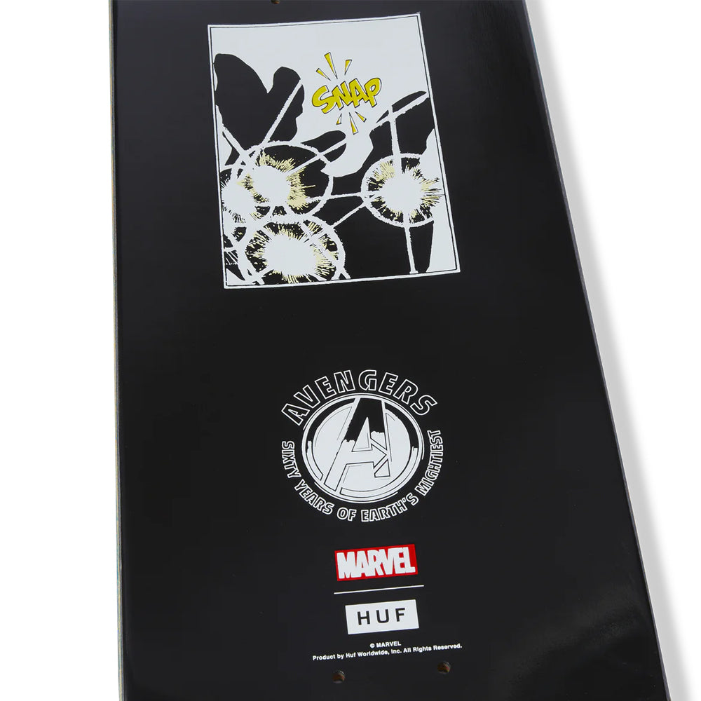 HUF HUF X AVENGERS OH SNAP SKATEBOARD DECK // 8.25"