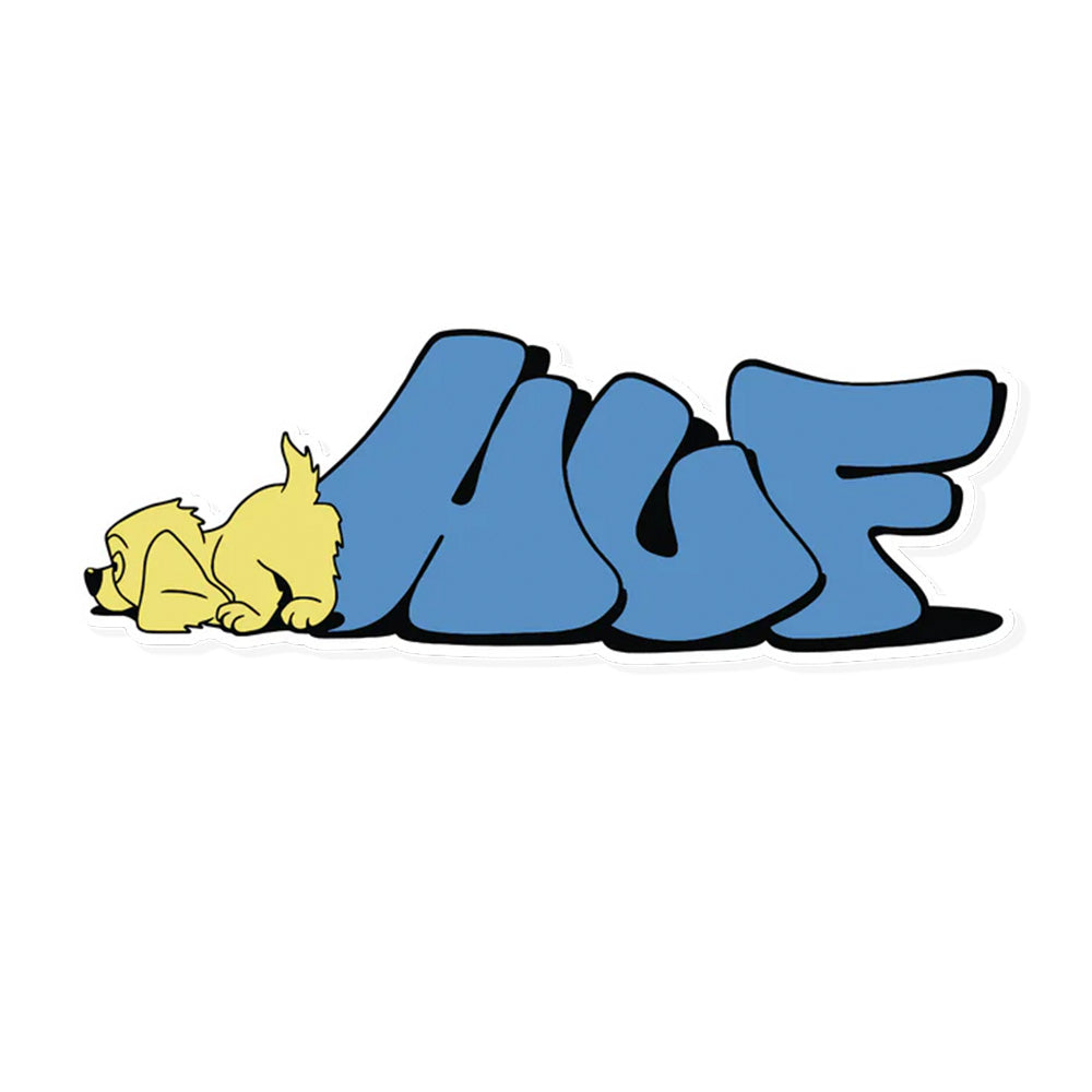 huf ac01017 dog sense sticker blue