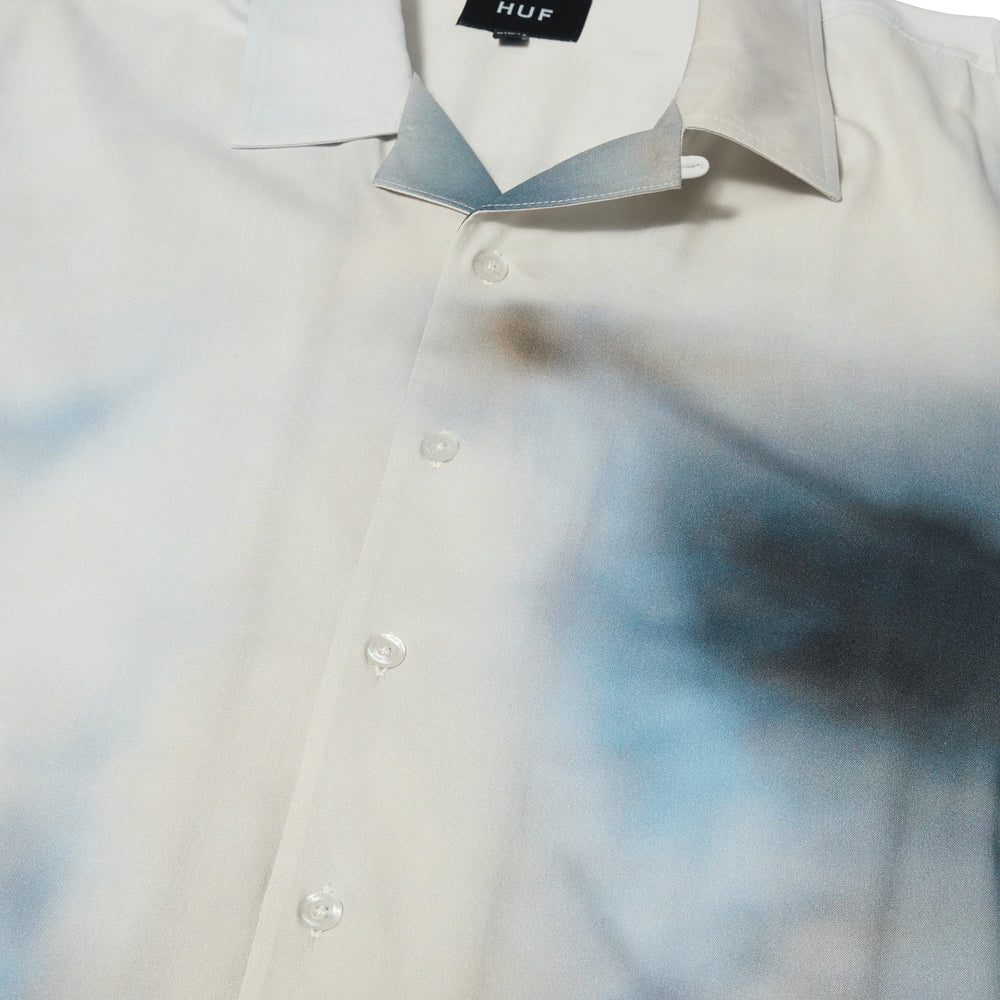 huf apparition s s resort shirt white bu00199 white
