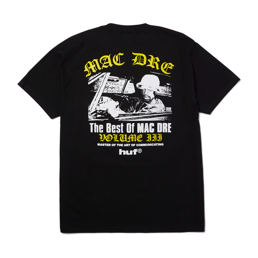 HUF HUF BEST OF MAC DRE SS TEE // BLACK