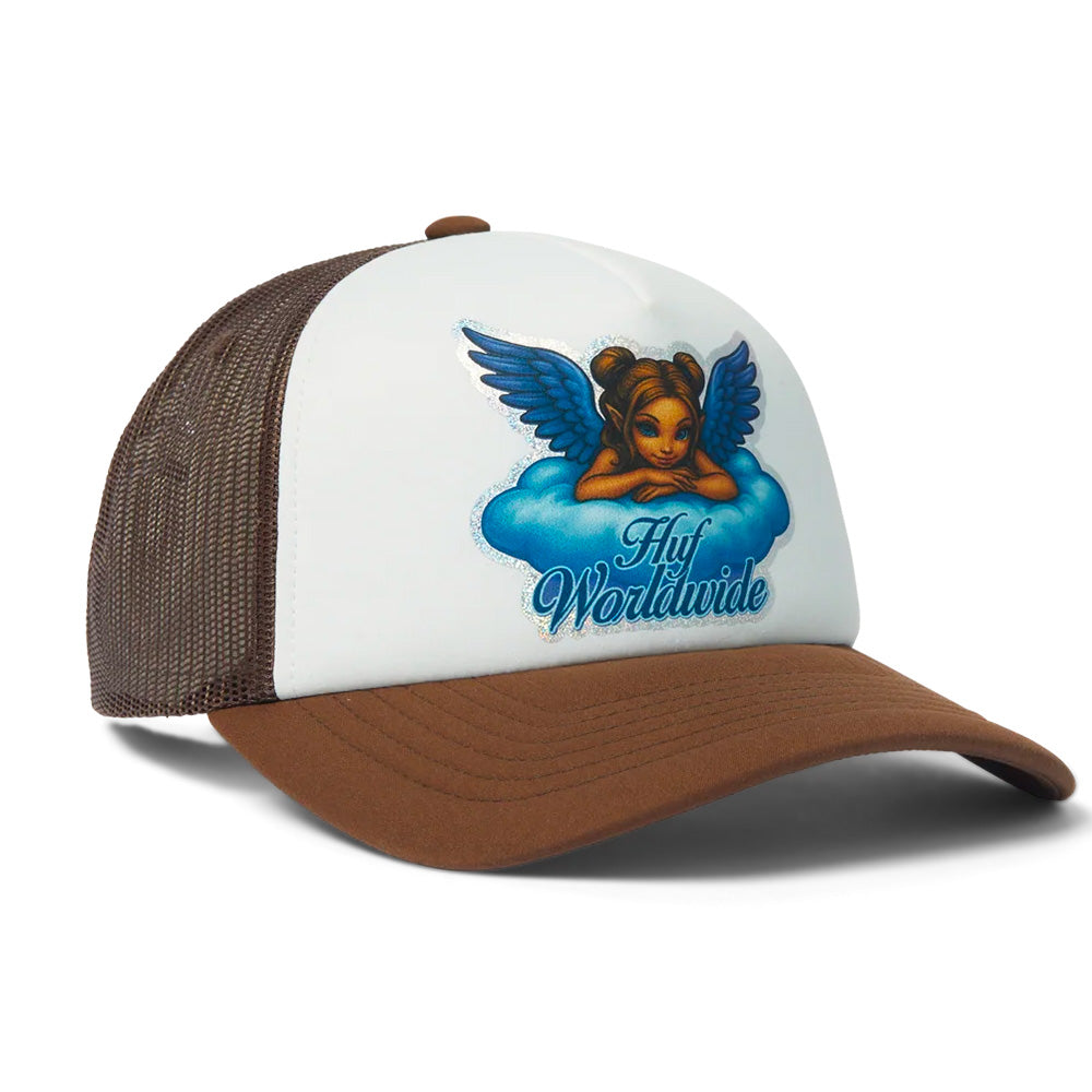 HUF HUF BLISS TRUCKER HAT // BROWN