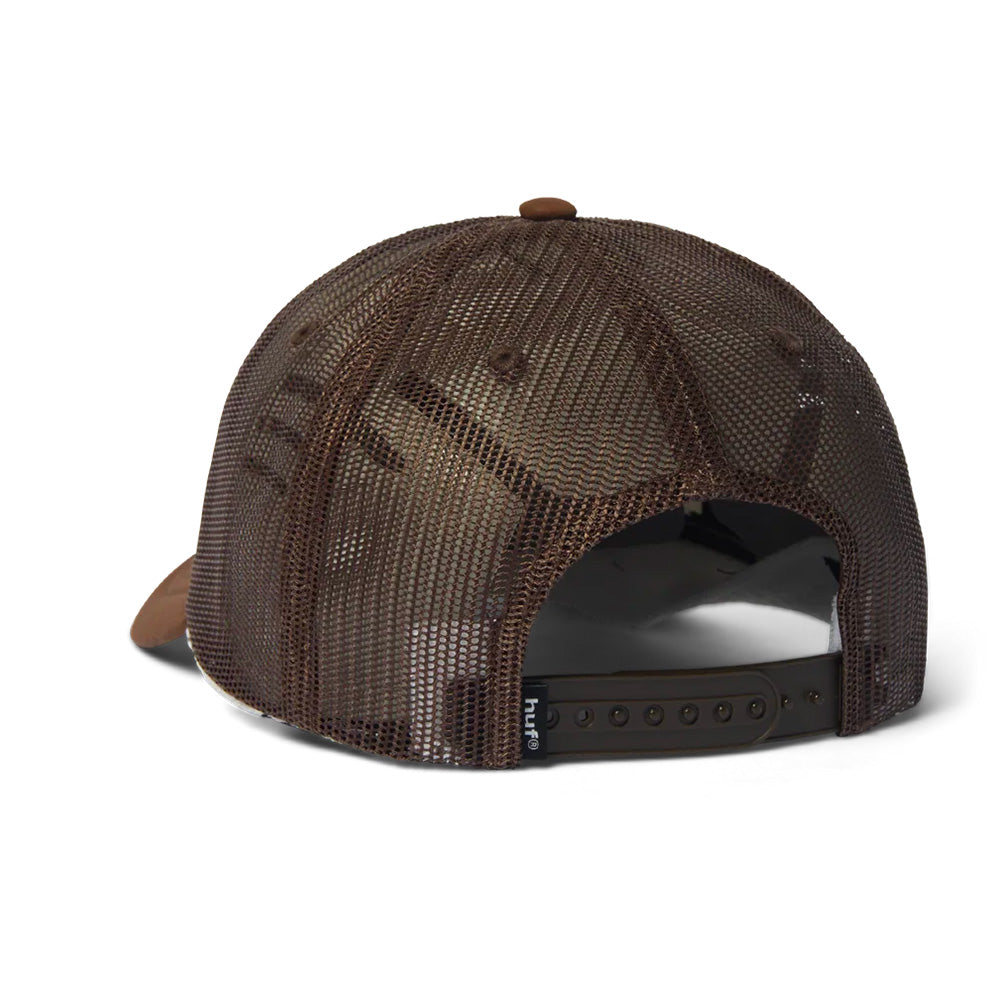 HUF HUF BLISS TRUCKER HAT // BROWN