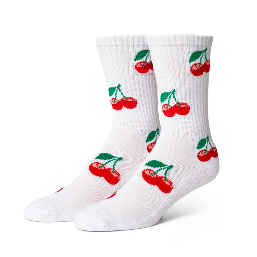 HUF HUF CHERRY BOMB CREW SOCK // WHITE
