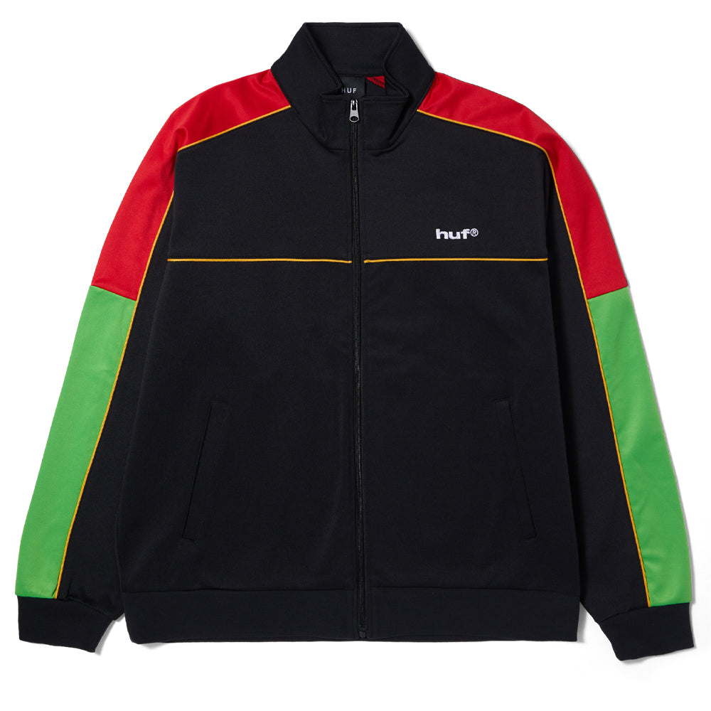 huf lexington track jacket black fl00218 black