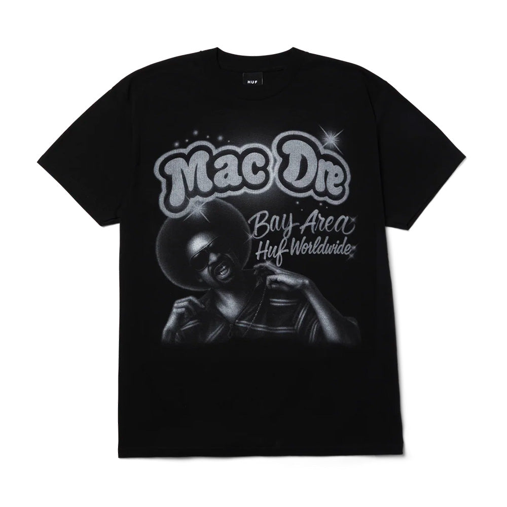 HUF HUF MAC DRE AIRBRUSH SS TEE // BLACK