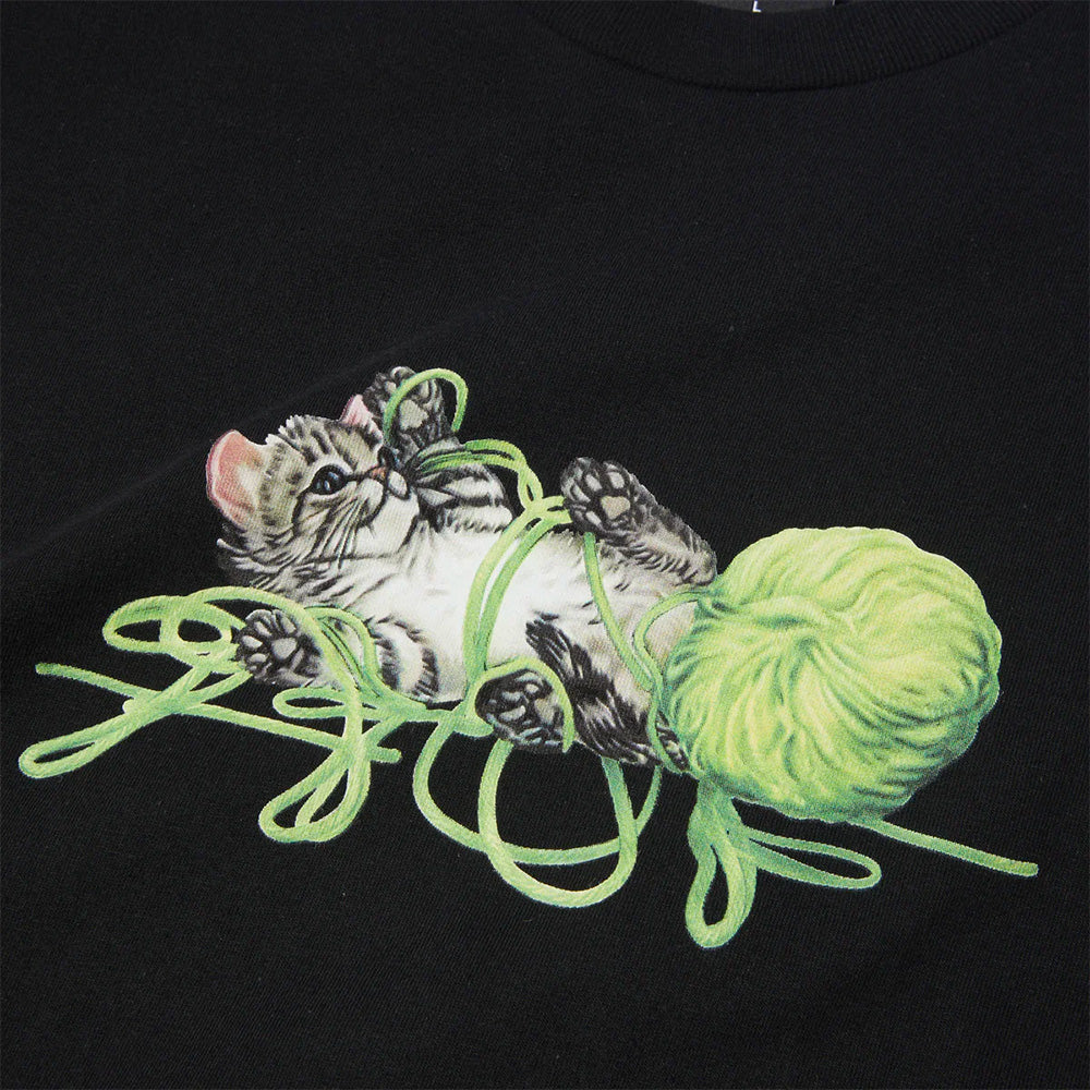 HUF HUF PAWS SS TEE // BLACK