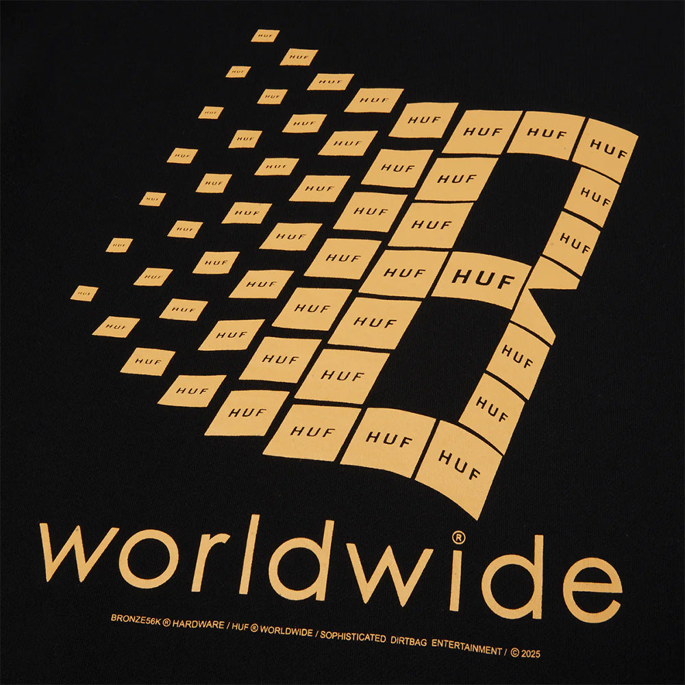 huf pf00746 huf x bronze crewneck black