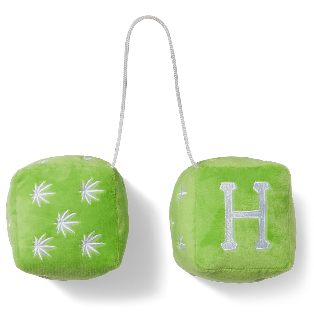 huf plantlife fuzzy dice huf green ac00925 hufgr