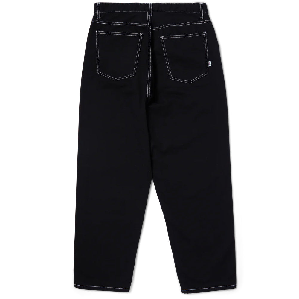 HUF HUF CROMER PANT // BLACK/WHITE