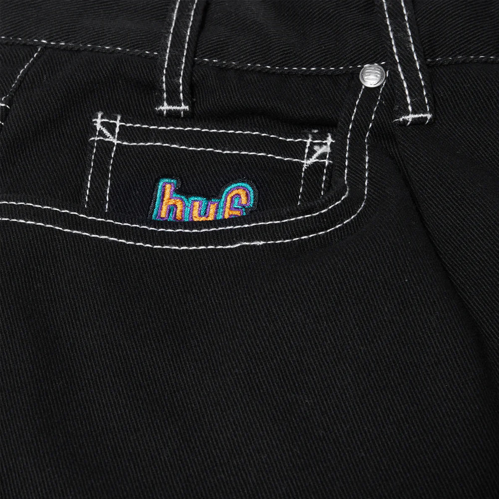 HUF HUF CROMER PANT // BLACK/WHITE