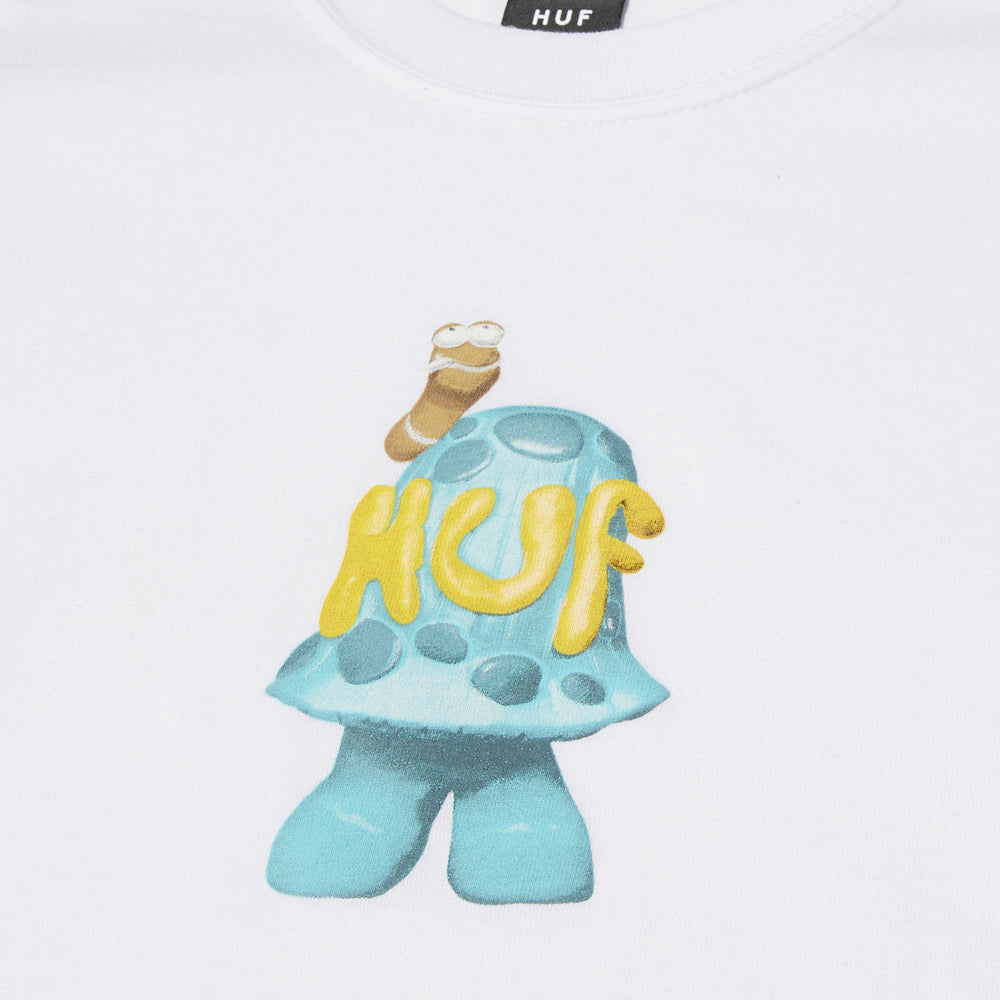 huf shroomery s s tee white ts02175 white