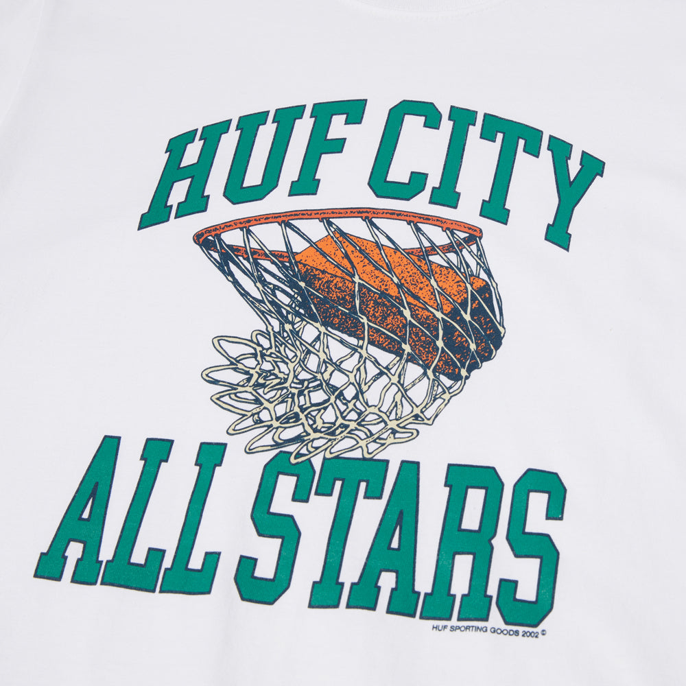 huf swish s s tee white ts02171 white