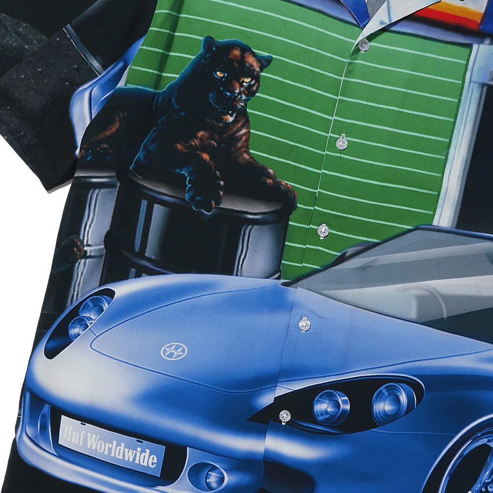 huf trophy s s resort shirt multi bu00208 multi